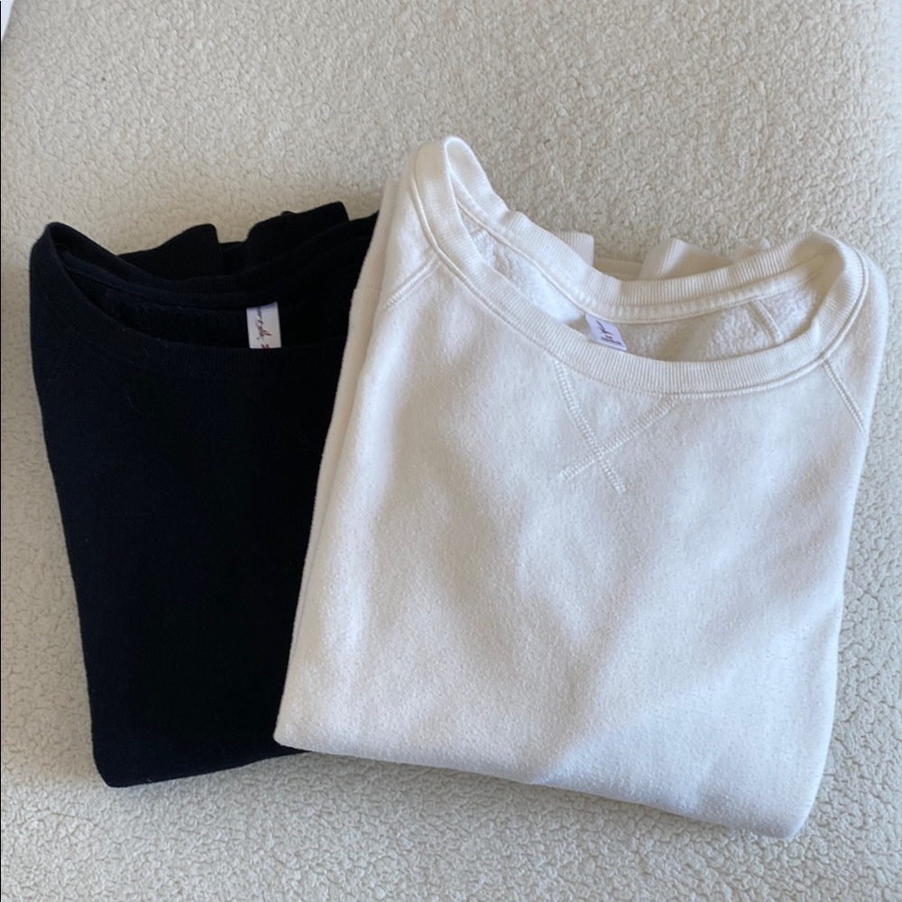 Women’s Black and White Sweater Set
